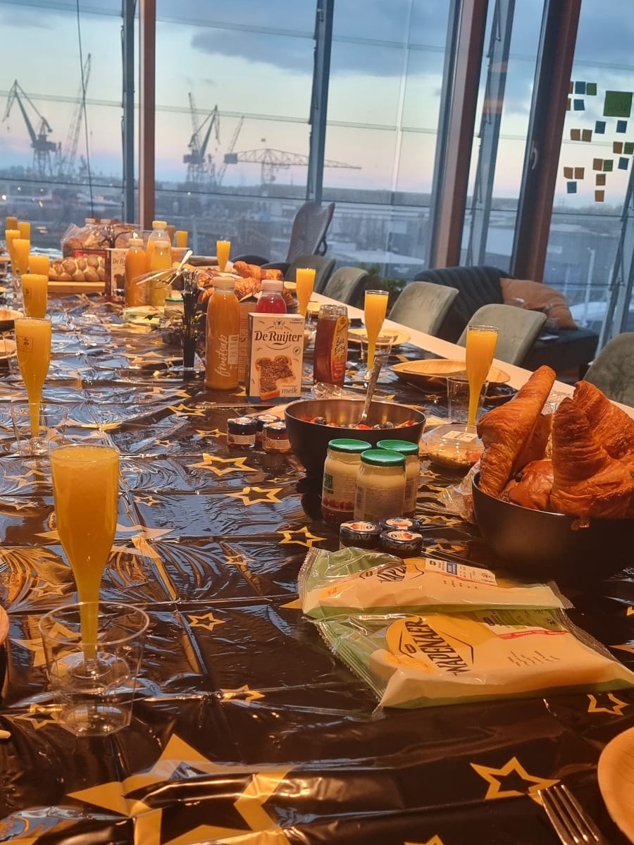 Intigris's tweet photo. Starting 2024 with a bang! 🎊 Our 'New Year Breakfast' was a hit - great food, great company! 🍳🥞 #NewYearNewStart #TeamSpirit https://t.co/Tcuec8NB2b
