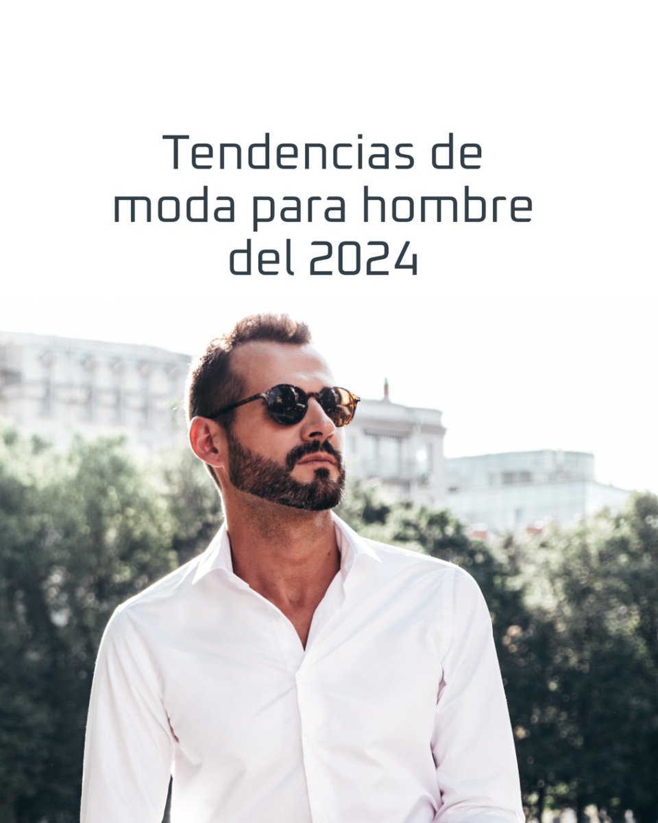 Tendencias de moda para hombre del 2024 👇🏼

- Los colores neón serán protagonistas.
- Un accesorio que ha llegado para quedarse es el pañuelo al cuello.
- Looks perfectos a base de básicos
- Las sudaderas tipo polo
- Los colores tierra para los menos atrevidos

¿Te gustan?