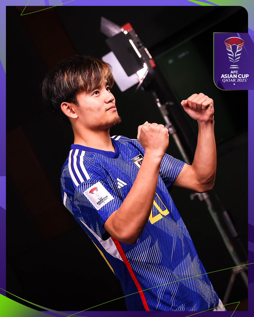 🏆AFC #アジアカップ カタール 2023 📷AFC写真撮影⚽️ ✨#久保建英