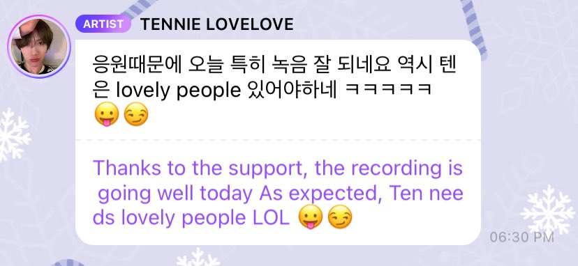 TENsfeed's tweet photo. TENNIE LOVELOVE 🫧 https://t.co/tJitgtafEU