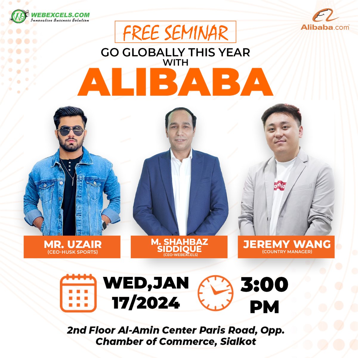 web_excels's tweet image. Embark on a transformative journey with our complimentary seminar, where you&apos;ll gain invaluable insights into mastering the vast landscape of the world&apos;s premier online marketplace. 
#alibaba #alibabasupplier #alibabastarted #alibabatips #seminar #AlibabaSeminar