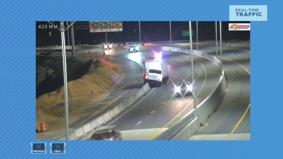 CRASH blocking right lane of SR-429 north before West Rd. #News13Orange