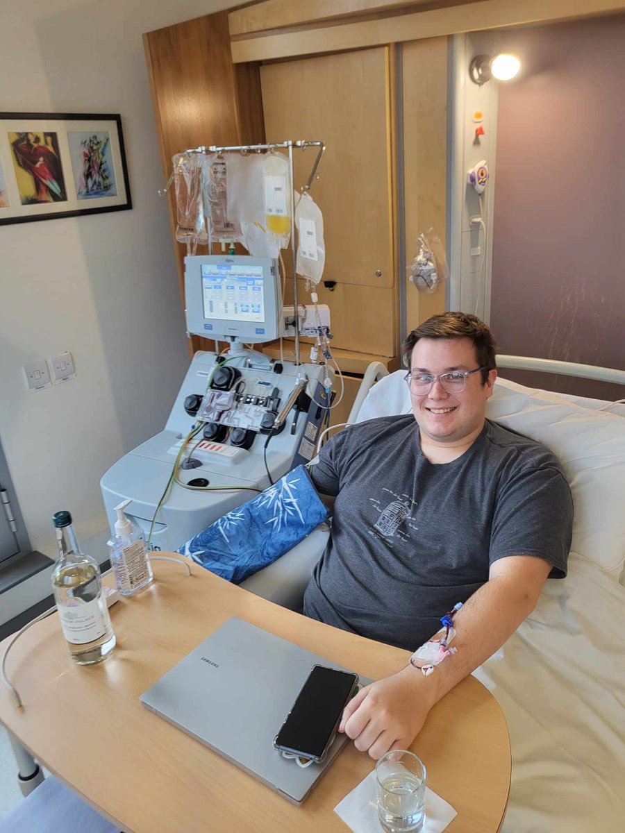 A very unusual start to the term for me! Donating stem cells! For <a href="/AnthonyNolan/">Anthony Nolan</a> The process has been very easy! Thanks to <a href="/Grove_Academy/">Grove Academy</a> for being so supportive!