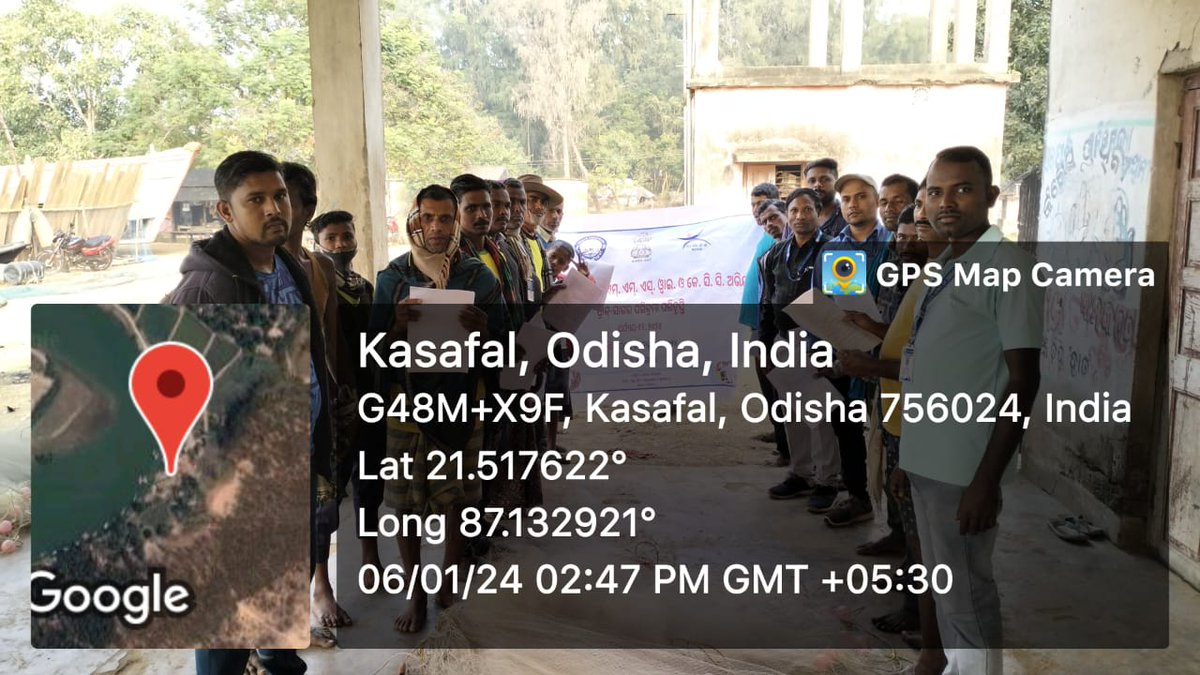 CifnetH's tweet photo. Pre-Sagar Parikrama saturation campaign! An awareness camp on 06-01-2024 #PMMSY &amp; #KCC was organised at Dubulagadi,Parikhi,Kasafal villages,Odisha by CIFNET,NFDB &amp;State Fisheries Officials; provided valuable information &amp;received grievances from them.#SagarParikramaYatra #PhaseXI https://t.co/qCVG5O1g9j