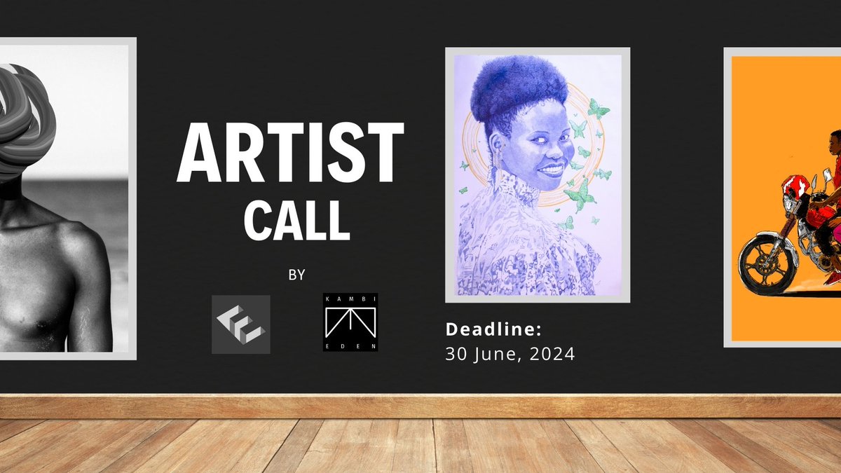 EdenKambi's tweet photo. Call for artists! 

Application link: https://t.co/c0FtYO9rqm 

#Exhibition #KambiEden #CreativeCommunity #Show #OnlineExhibition #Art  #Artist #VisualArt #Illustration #ArtistOpenCall #CallForArtists #ArtOpportunities #AfricanArtist #Tanzania #EastAfrica #Africa #Worldwide https://t.co/VxEGqCD3t5