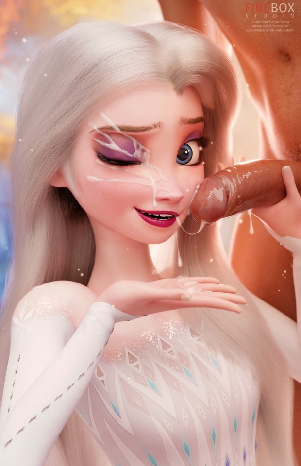 Even in your wildest fantasies it won't happen 🤩 Can you imagine Queen Elsa having it in HER mouth? How long would you be able to hold it from exploding? 💦