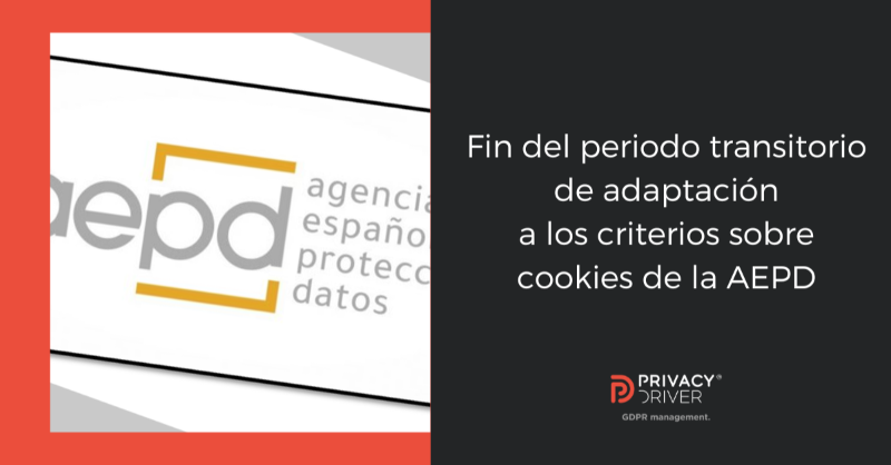 PRIVACY_DRIVER's tweet photo. ⌛️ El próximo 11 de enero finaliza el periodo para adaptar las páginas web a los criterios de la Guía sobre el uso de cookies de la @AEPD_es. 🍪 Te explicamos los cambios que hay que tener en cuenta. 👇

⚖️ #AEPD · #CEPD · #EDPB
🔎 #Cookies · #ProtecciónDeDatos · #Privacidad