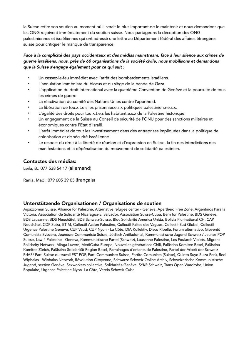 +++ MEDIENMITTEILUNG / COMMUNIQUÉ DE PRESSE 03.11.23 +++