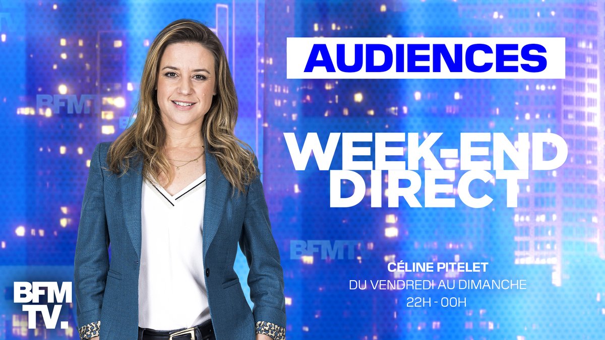 BFMTV_Inside's tweet photo. 📺#AUDIENCES -Dimanche 7 janvier

🔴@WeekendDirect sur @BFMTV (22h/00h)

✅1ÈRE CHAÎNE INFO

➡️1,6% de PDA

➡️226 000 téléspectateurs en moyenne

➡️3 millions de téléspectateurs en cumulé https://t.co/czGsUfgGt9
