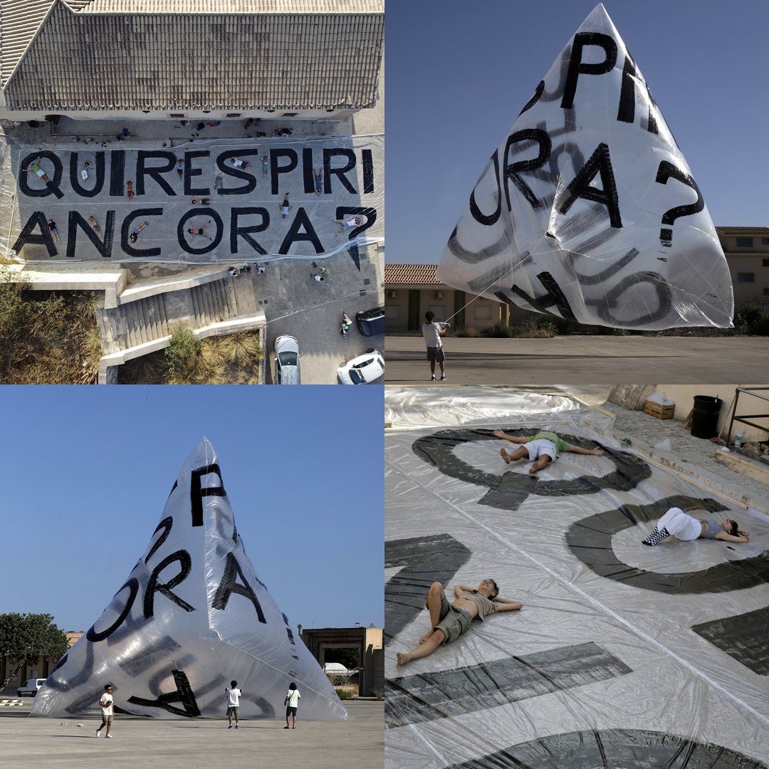 aerocene's tweet photo. Our community performed tethered flights with solar sculptures in Alfarcito, Berlin, Buenos Aires, Chaing Rai, Fermo, Forlí, Lehesten, Meudon, Potsdam, Salinas Grandes, Sicily and Trentino, introducing hundreds of people to solar flight. https://t.co/tOtjtcqyw2