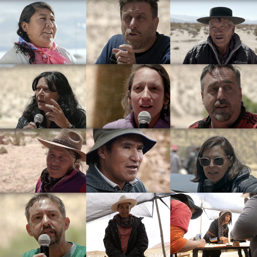 aerocene's tweet photo. In Alfarcito, we organised collaborative workshop meetings with the indigenous communities of Salinas Grandes and Laguna  Guayatayoc, focusing on resistance against lithium mining. The meeting led to a declaration by the communities and attracted global media attention. https://t.co/E8xAu1Kqvd