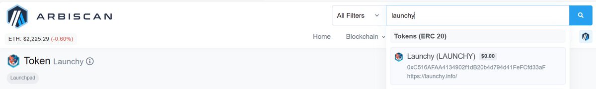 Did you noticed that our logo and information's already appear in Arbiscan ?