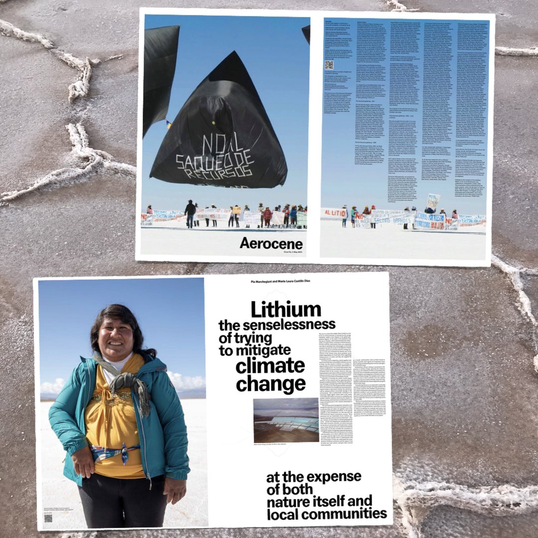aerocene's tweet photo. We published the second edition of the Aerocene newspaper, highlighting our initiatives and community participation, especially dedicated to our friends in Salinas Grandes. You can download it for free from our website in both English and Spanish! https://t.co/lfYBH9B0Rx https://t.co/5F8dSomMp7