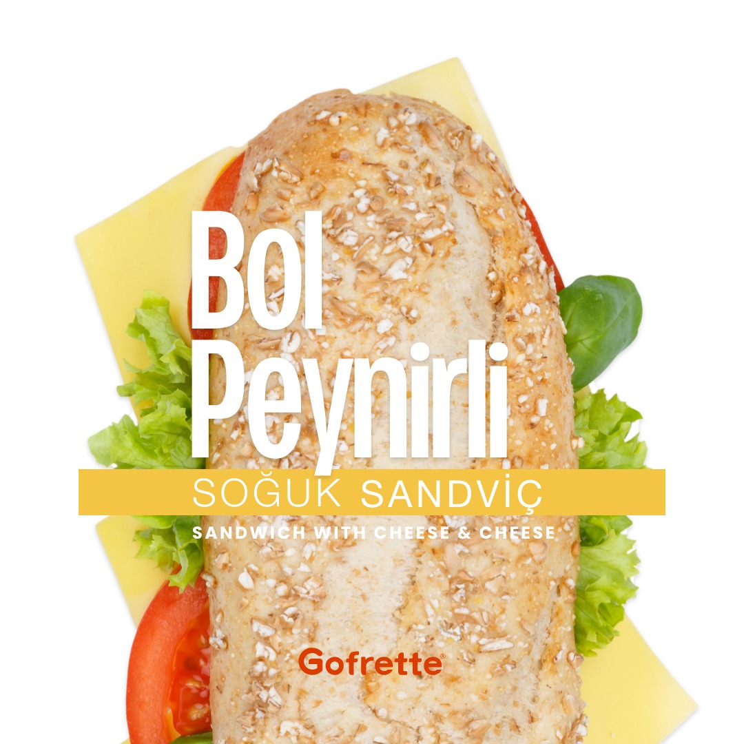 Gofrette's tweet photo. Bol peynirli soğuk sandviçimizle lezzetin keyfini çıkarın.

#gofrette #sandviç #lezeet https://t.co/7bpy39WoUW