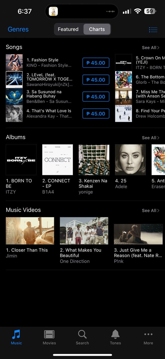 Takuya_Ken's tweet photo. #ITZY_UNTOUCHABLE 

number 1 n s album s itunes itzy here in ph hehe https://t.co/izlupjkZJg