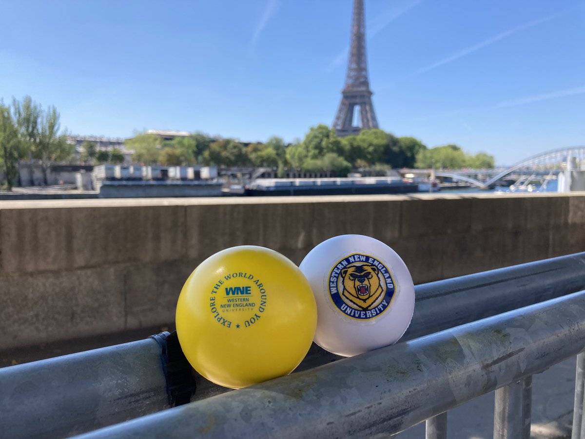 The WNE yellow ball has made appearances recently in Ireland, Sydney, Doha, and Paris. #WNEexploretheworldaroundyou