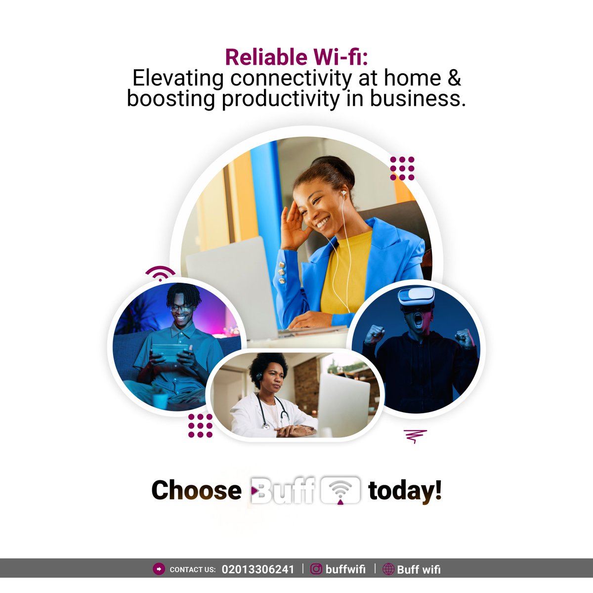 Buffwifi's tweet photo. Ready, set, connect! Let’s make this the best week yet! #buffwifi #unlimitedinternet #unlimitedhomeinternet https://t.co/NTdDQf0rju