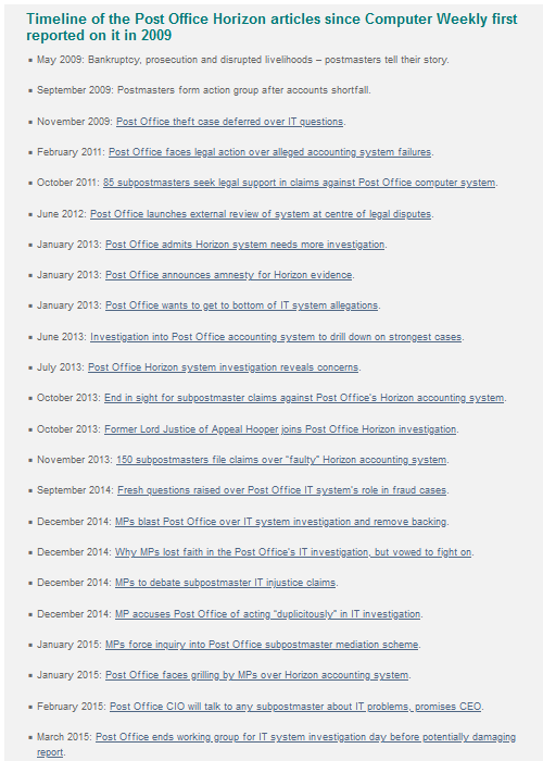 Background of the Horizon IT Scandal