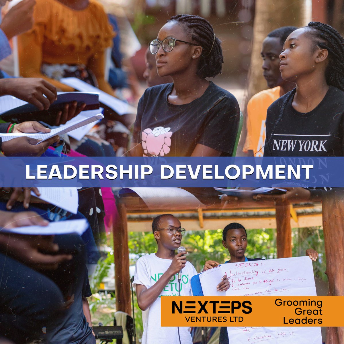 nextepsventures's tweet photo. 1. Leadership Development.
We believe in practical training that equips youth with the tools to grow their influence and become impactful servant leaders. https://t.co/rxO7MnfYOy