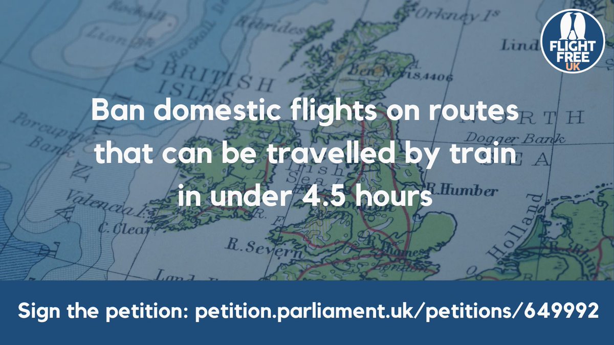 At a time of climate crisis, we need to do everything possible to reduce emissions. Removing air routes where there's a rail alternative would be an easy win. Please help us put pressure on the government to prioritise low-carbon travel. Sign and share: petition.parliament.uk/petitions/6499…