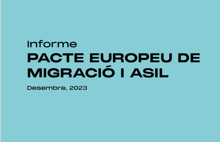 ‼️ El 20 de desembre es va aprovar el nou Pacte Europeu de Migració i Asil. 

➡️ En aquest informe elaborat amb el <a href="/CER_Migracions/">CER Migracions</a> fem un recorregut de les polítiques migratòries europees des del Sistema Europeu Comú d’Asil fins a l’actual Pacte migratori: ccar.cat/wp-content/upl…