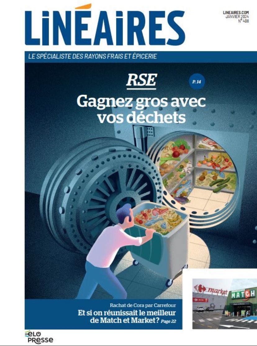 phenixfr's tweet photo. #RSE : Bien gérer ses #invendus et #déchets peut rapporter gros 💶🤑💰

Un dossier #antigaspi à découvrir dans le dernier numéro de @LINEAIRES 📰 🛒🌱

https://t.co/yFNS67OQCO
#Retail #GrandeDistribution #GrandeConso https://t.co/R9RXcDGiyi