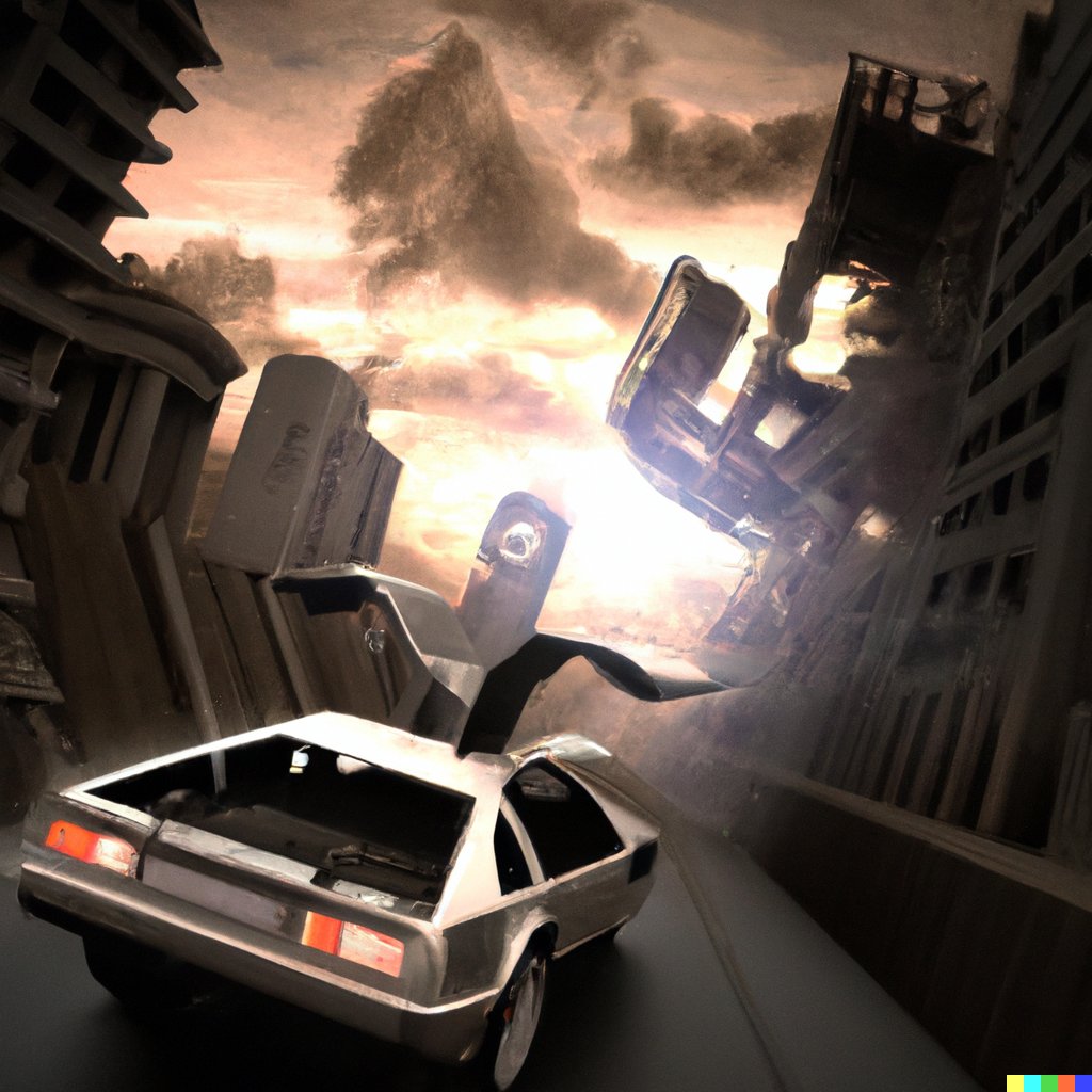 sure_i_am's tweet image. Where are the #back2thefuture fans on x?
Played a little with #OpenAI #Dalle.
I really like the outcome!
Doc and Marty went a little too far into the future, I guess. 🫣
#FanArt #McFly #HillValley