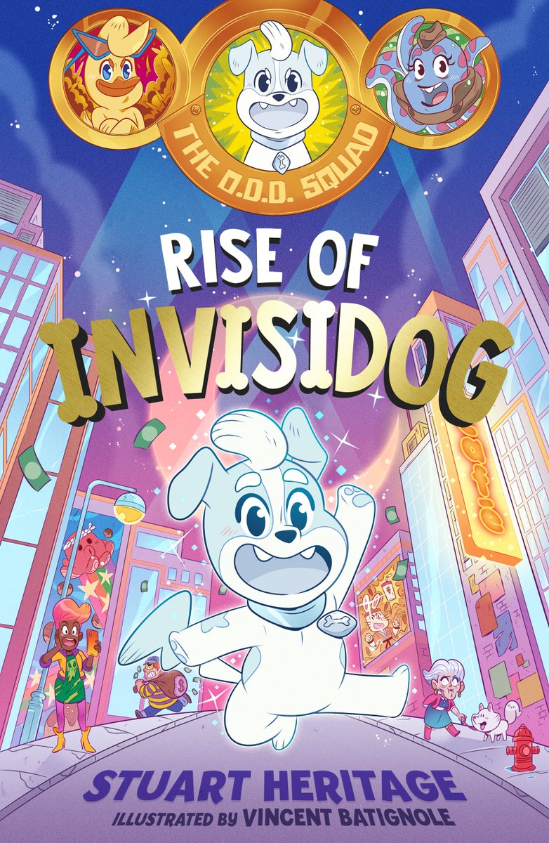 'The O.D.D. Squad: Rise of Invisidog' written by the amazing @stuheritage (with drawings by me!) releases on January 18!! You can preorder it on Amazon obviously, as well as your local bookstores you should support!! - shorturl.at/CGRW3