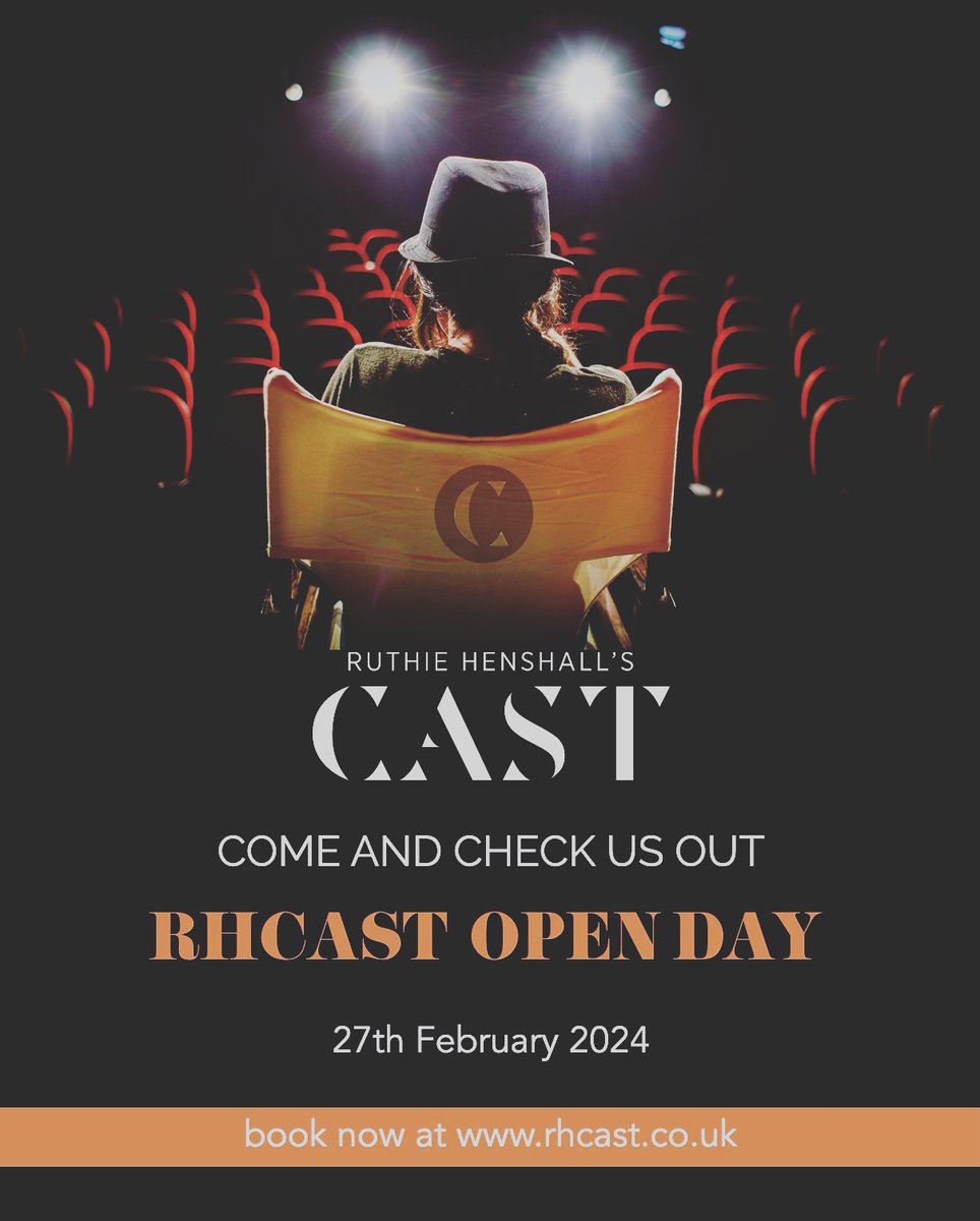 Want to know why RHCast stands out from other institutions then book a place on our free Open Day 27/02/24 - rhcast.co.uk/courses/open-d…