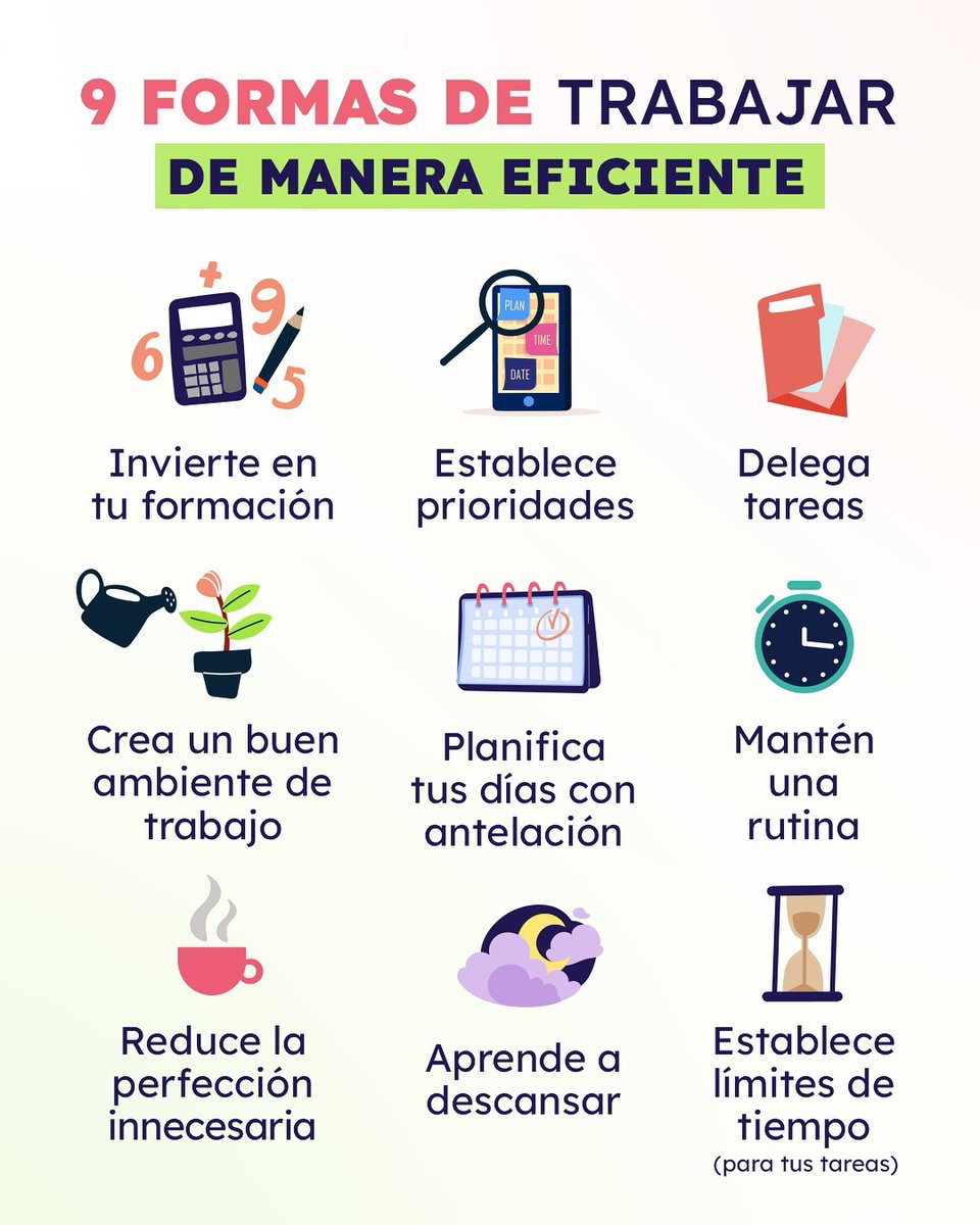 Este 2024 aumenta tu productividad con estos 9  consejos 📈.