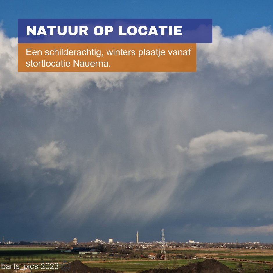 NATUUR OP LOCATIE | Het is koud en het blijft de komende dagen koud! Krijgen we weer mooie winterse plaatjes vanaf de stortlocaties te zien? #koud #wolken #winter #natuur