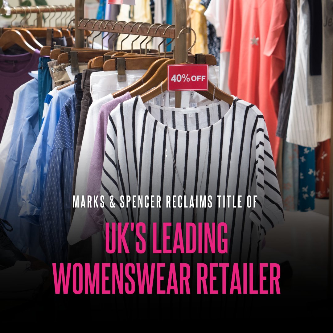 VertexRTeam's tweet photo. @marksandspencer has regained it's crown as women's retailer of the year after four years, as it saw a huge 56% increase in profits, exceeding expectations!

#retail #FMCG #news https://t.co/Y9AJjyyg6k