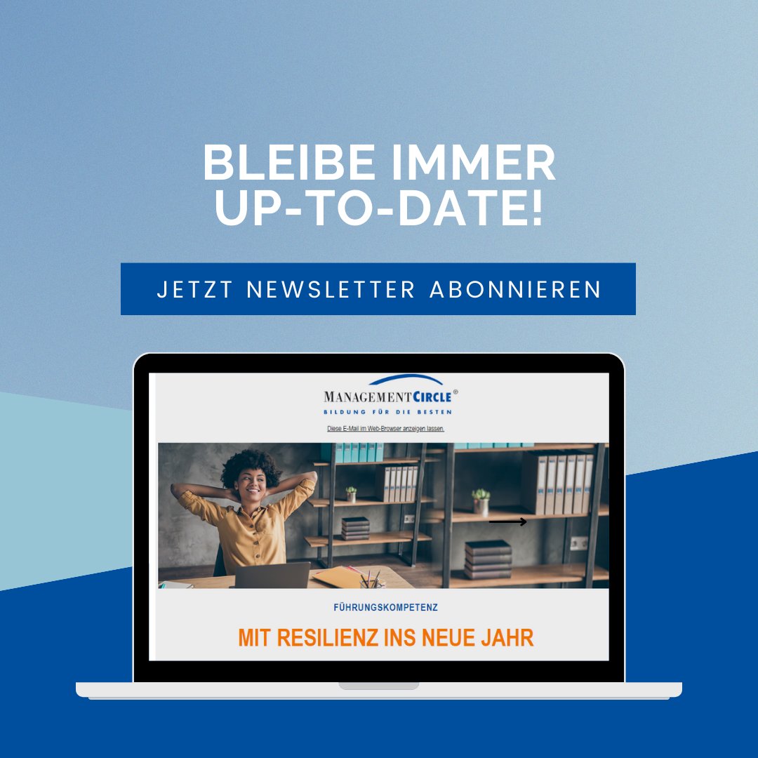mgmt_circle's tweet photo. Um stets die Nase vorn zu haben, braucht es mehr als nur Talent – es erfordert aktuelles Wissen und innovative Einblicke! 🌐

Jetzt den Newsletter abonnieren: https://t.co/KzPlqzcyed
 
#KarriereBoost #ErfolgBeginntHier #Newsletter #Karriereentwicklung #StayInformed https://t.co/ssNjlLPybq