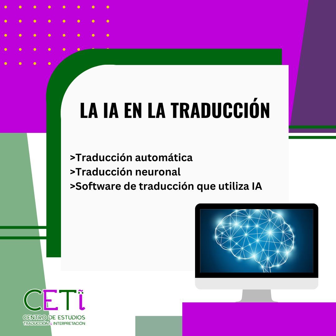 Con la nueva tendencia de la Inteligencia Artificial y sus pasos en el mundo de la traducción, no podíamos hacer la vista gorda a este tema. Hoy os traemos datos actuales que forman parte del desarrollo de ambos mundos🌍💻✨

#estudiosCETI #IA #Traduccion