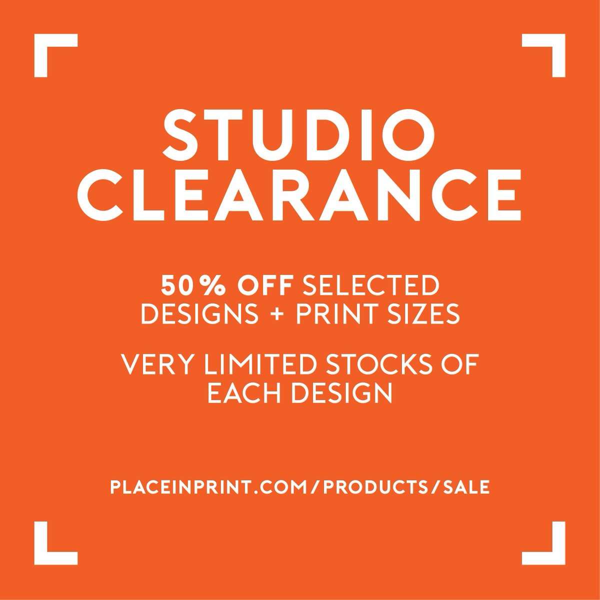 /// STUDIO CLEARANCE ///
We have just launched our first ever studio clearance, offering a whopping 50% off standard prices as we do a bit of spring cleaning in preparation for the year ahead. V. limited stock of each design. buff.ly/48IS50L