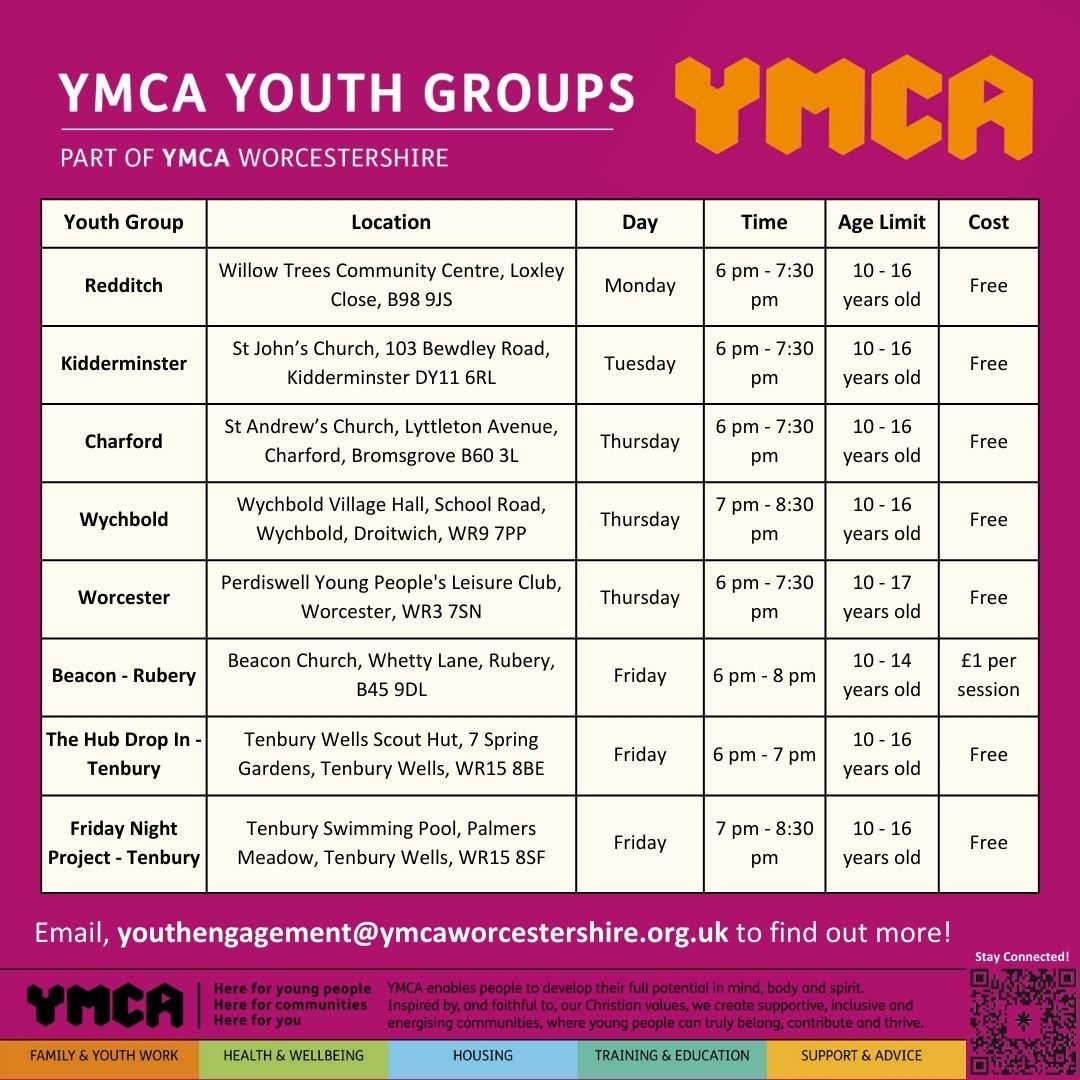 We hope you had a fantastic Christmas! Youth Clubs are back up and running from this week! We can't wait to see you all again 🤩 #worcestershirehour