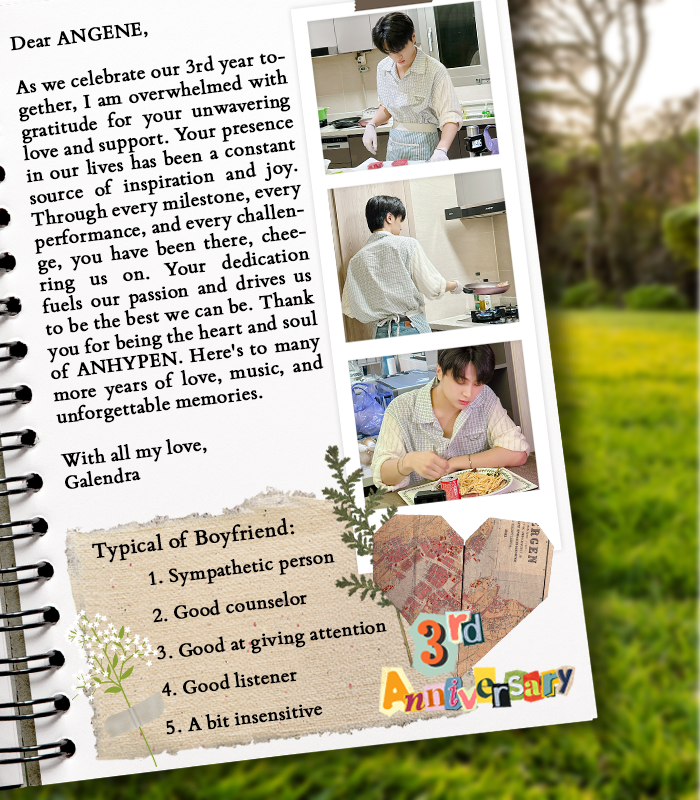 ️️ ㅤ 

Introducing 𝗔𝗡𝗚𝗘𝗡𝗘’𝘀 Second 𝘽𝙤𝙮𝙛𝙧𝙞𝙚𝙣𝙙, #GALEN — a good counselor type of boyfriend that will make you feel supported and understood.

If 𝗔𝗡𝗛𝗬𝗣𝗘𝗡 is your 𝘽𝙤𝙮𝙛𝙧𝙞𝙚𝙣𝙙.
16. 01. 24 | 6pm WIB

 ️️ ㅤ