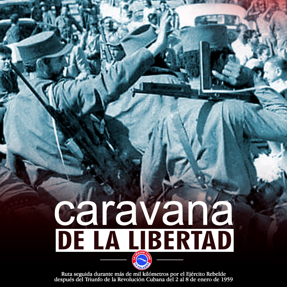 1959 | Entrada victoriosa de la Caravana de la Libertad a La Habana.
#CubaViveEnSuHistoria
#CaravanaDeLaLibertad
#EneroDeVictorias