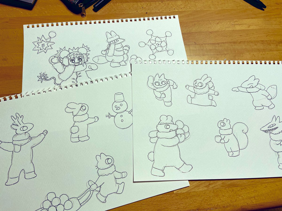 線画までできた! 