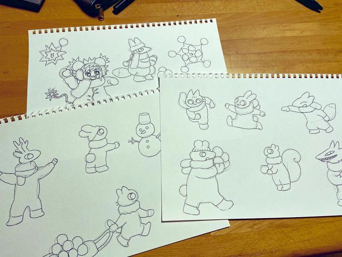 線画までできた! 