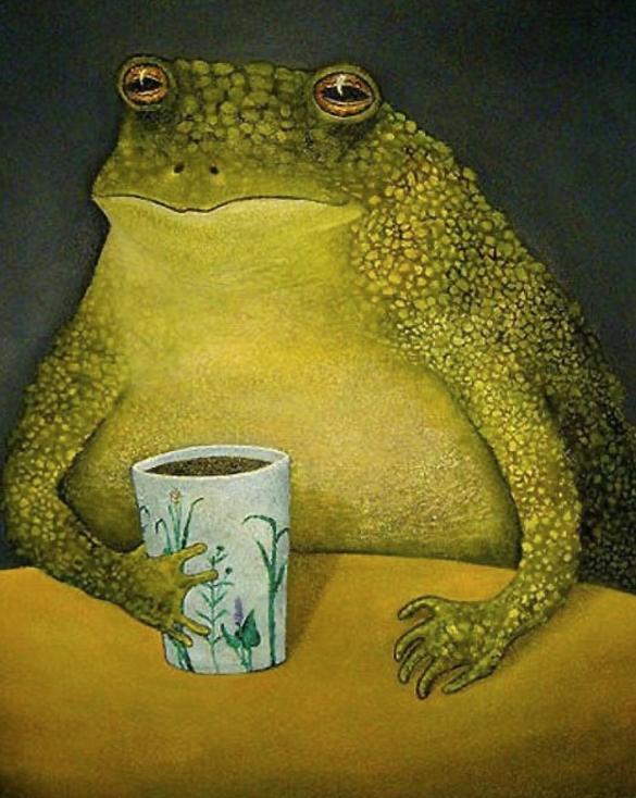 OFossils's tweet photo. Ich liebe frosch - Me today. https://t.co/5TRz6Jc3xT