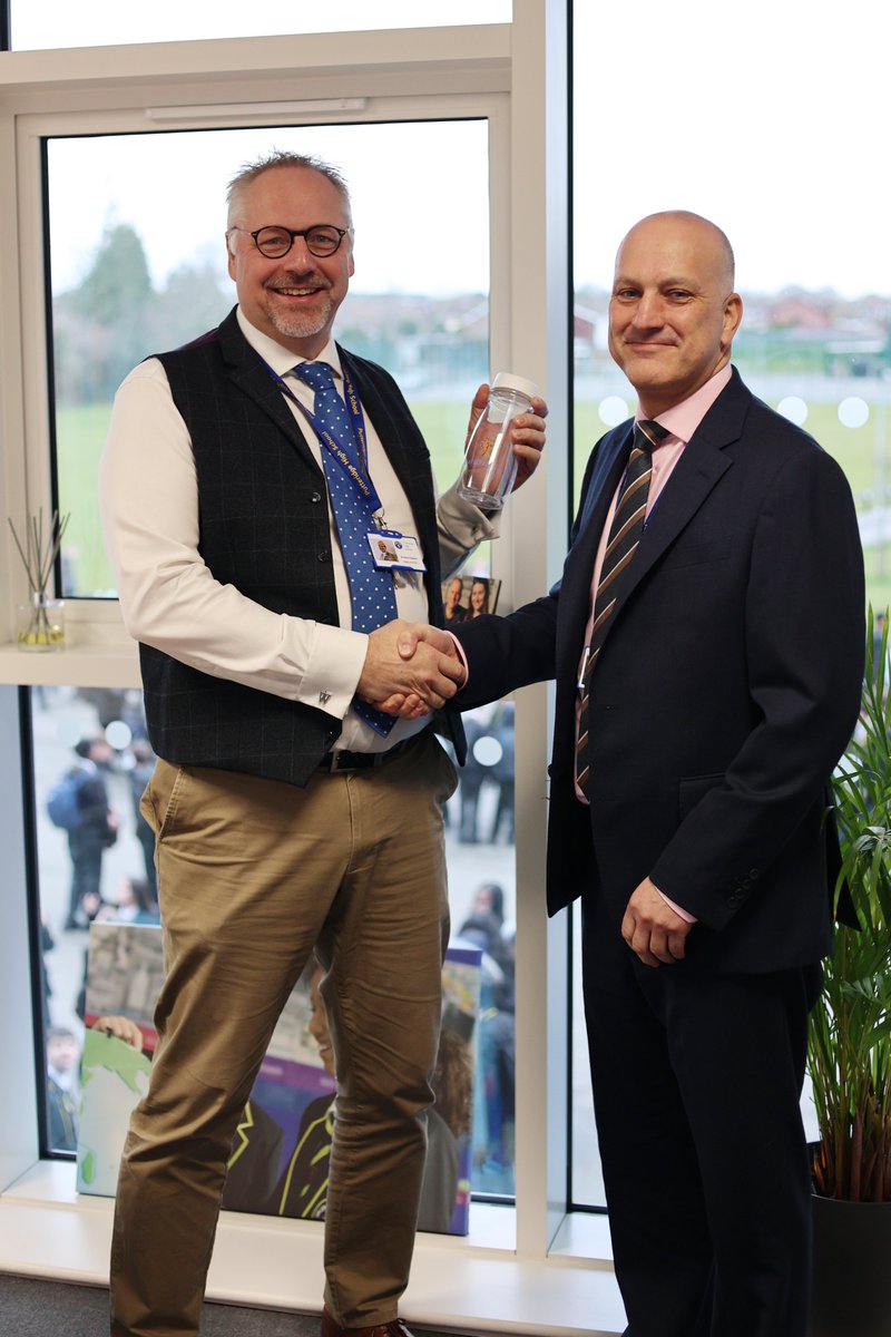 Our December employee of the month. Head of Music <a href="/martinwakley/">Martin Wakley</a> has been doing an absolutely outstanding job which culminated in some fantastic performances last term as Year 7 working with the @LMTOrch had their final performance and at our Winter Concert! Well done! <a href="/ChilternLT/">Chiltern Learning Trust - Bedfordshire</a>