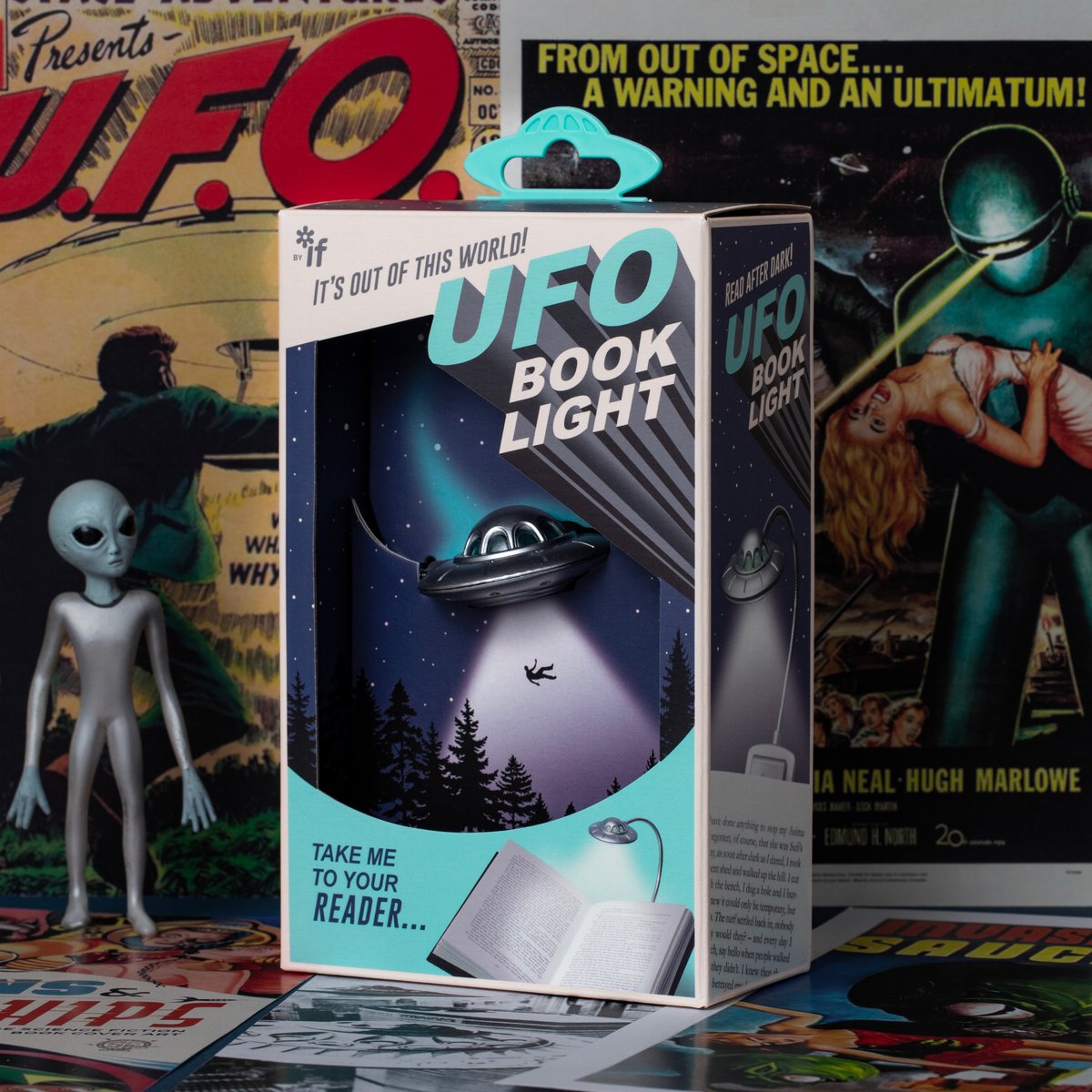 newthingsbyif's tweet photo. Take me to your reader!👽🛸

This is our new UFO Book Light which has also been shortlisted at the Gift of the Year Awards! 

Visit our wholesale website https://t.co/HRY7UMXtiR for more details.

#newthingsbyif #Gift #gifts #WholesaleBuyer #springfair2024 #SpringFairNEC https://t.co/E7NNl0W9Vk