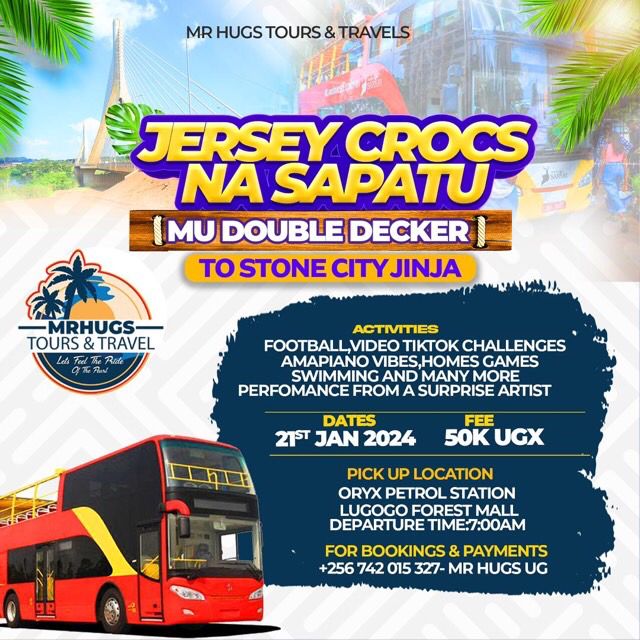 kamoga_pius's tweet photo. Do you Agree with the same Pickup locations of these Two Travel Destinations of #ReflectorsNaWhistles and #JerseyCrocsNaSapatu.
Tell us your Opinion https://t.co/kb8gsp6iVZ