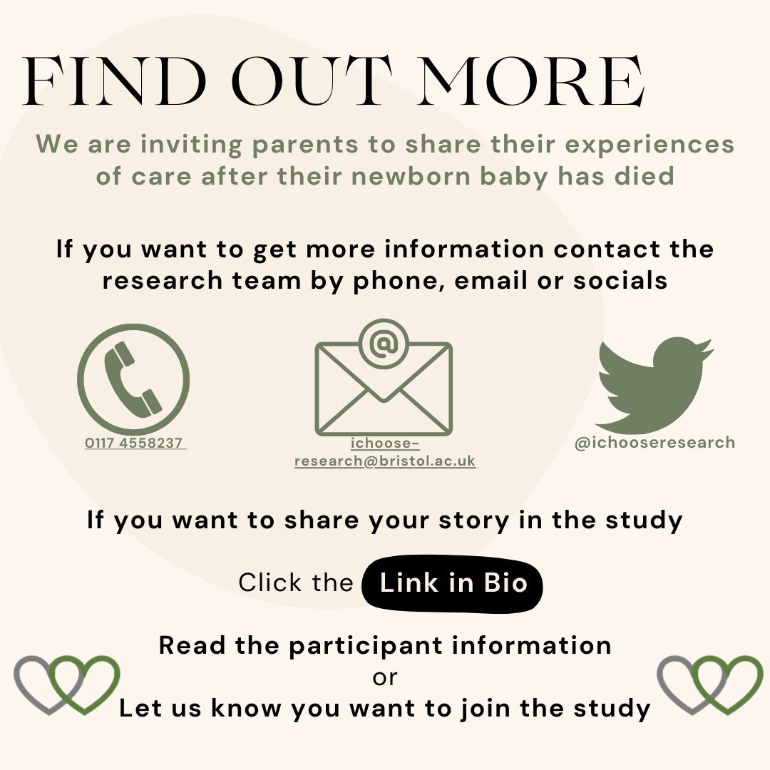 iCHOOSE study (@ichooseresearch) on Twitter photo 🌈 <a href="/ichooseresearch/">iCHOOSE study</a> understand that Black and Asian parents don't always have their voices heard in research. If you have experienced neonatal loss, your voice is important in enhancing future care for all families. Find out more in our bio
<a href="/SandsUK/">Sands - baby loss charity 💜🧡</a> 🌈 <a href="/ichooseresearch/">iCHOOSE study</a> understand that Black and Asian parents don't always have their voices heard in research. If you have experienced neonatal loss, your voice is important in enhancing future care for all families. Find out more in our bio
<a href="/SandsUK/">Sands - baby loss charity 💜🧡</a>