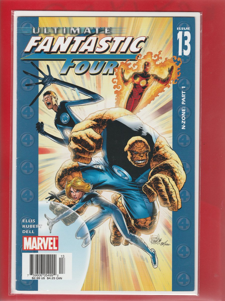 Marvel Comics 2003

Ultimate Fantastic Four 13
'N-Zone Part 1'

ebay.com/itm/4044085022…

#comics #comicbook #comicsforsale #comicsforsale🔥 #comics4sale #ff #fantasticfour #ebayseller #comibineshipping #kubert #adamkubert #warrenellis #andykubert