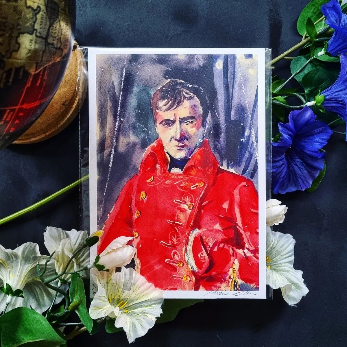 DTDA_Games's tweet photo. Napoléon Consul de France ! Illustrations signées et numérotées par @Manon_Stripes pour les Tipeurs de la chaîne @questiondhisto1 ont  été envoyées la semaine dernière 📬!

#Napoleon  #histoire #history #questionsdhistoire #youtube #tipeee #watercolors  #portraitstudy https://t.co/AO3BYb93dQ