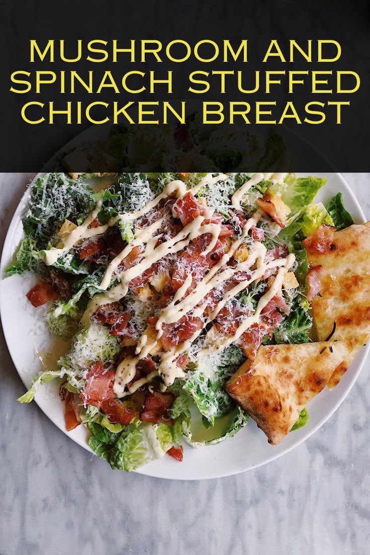 Fill chicken breasts with a savory mixture of mushrooms and spinach, then bake until golden. A protein-packed and keto-friendly main dish.

#keto #ketosalad #weightloss #radiantliving #healthydiet