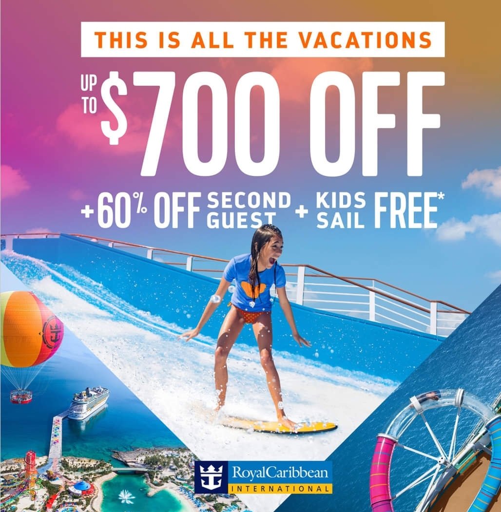 TaraksTravels's tweet photo. It's your year. ✨ Get up to $700 off + 60% off second guest + kids sail free.

Message us to start the discussion and let us help you get on board.

#RoyalCaribbean #ComeSeek #CruiseRoyal #BookWithUs https://t.co/iVQBfWrilk