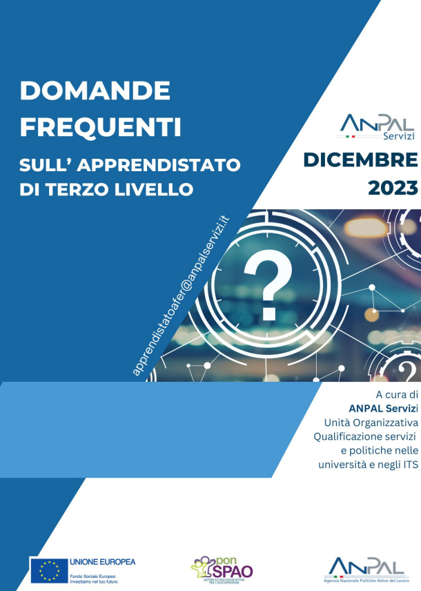 L'#apprendistato di terzo livello fatica ancora a diffondersi anche per la scarsa conoscenza di questo istituto. Ora @ANPALServizi prova a far luce su alcune delle domande più comuni per fornire elementi utili alla gestione e promuoverne l’utilizzo

urly.it/3zbaf